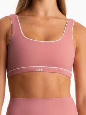 SET Active Formcloud Cloud Parke Pipe U Sports Bra - NEW!!  athleisure bras tank